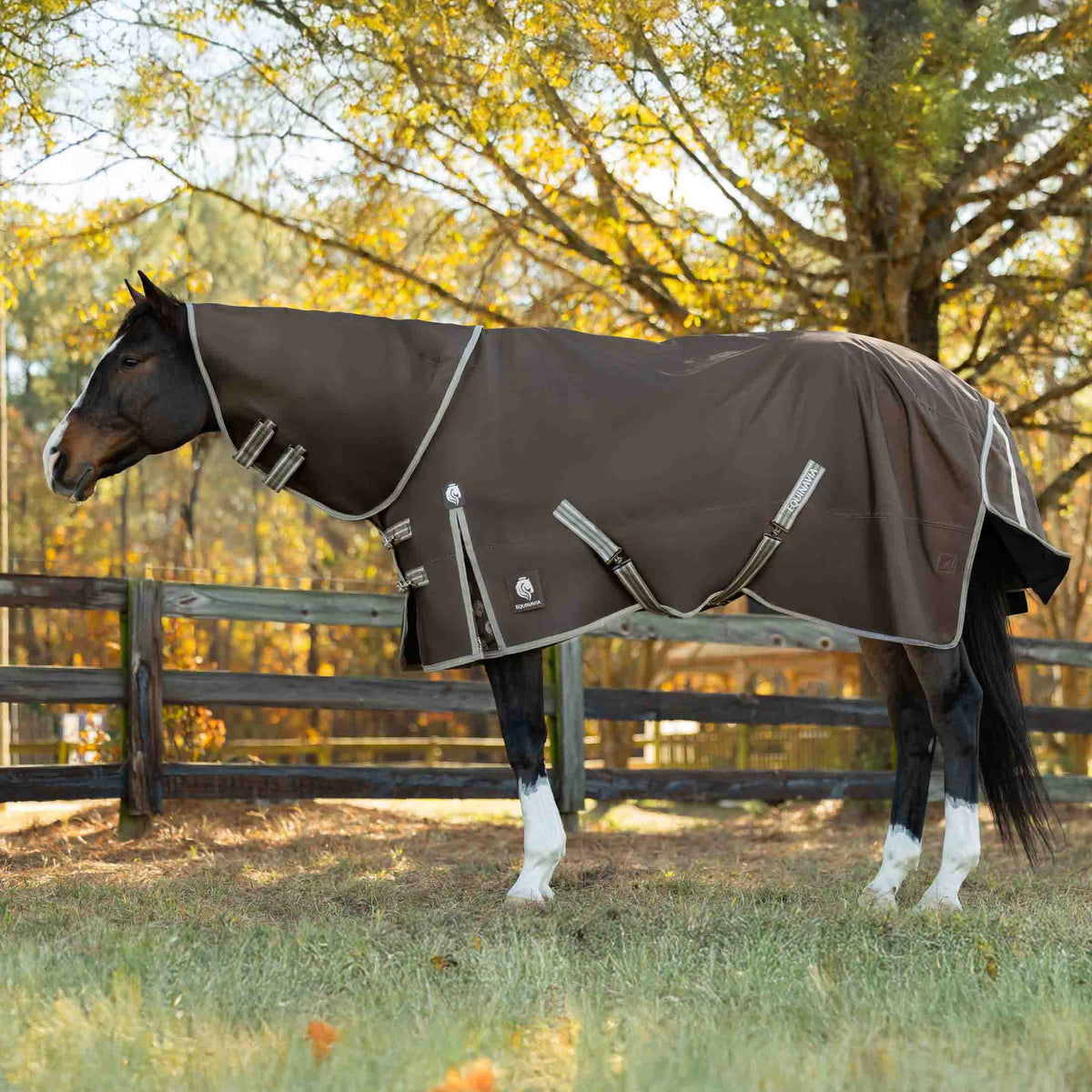 Equinavia Thunder 360 Detachable Neck Heavy Weight Turnout Blanket 300g image #1