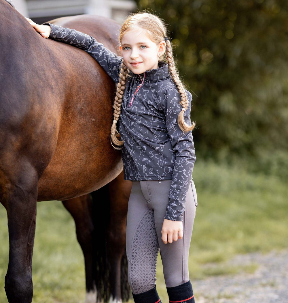 Horze Pegasus Kids Winter Training Shirt image #2