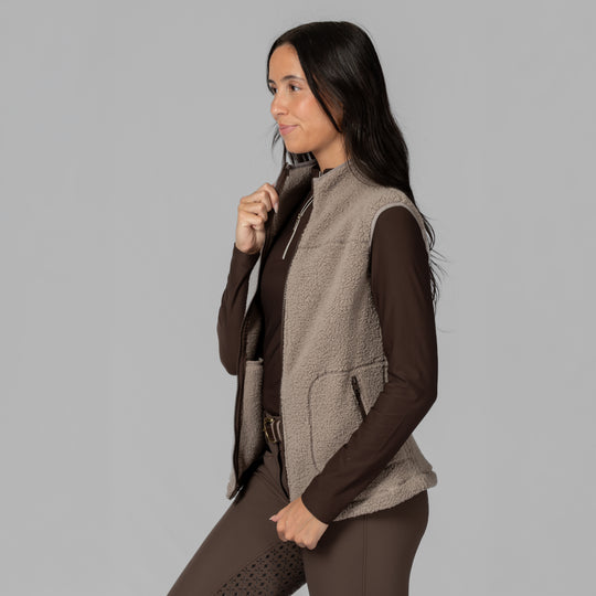 Equinavia Emma Womens Teddy Fleece Vest image 