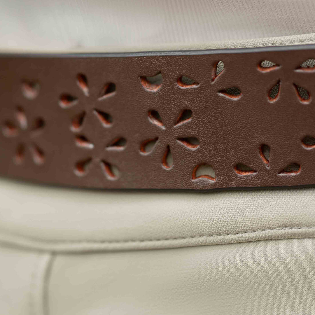 Equinavia Emmi Flowers Leather Belt image 