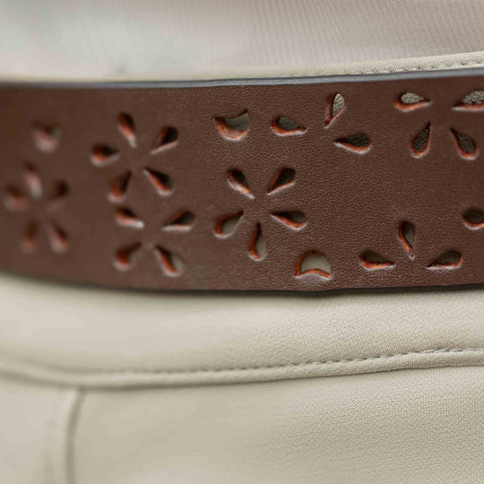 Equinavia Emmi Flowers Leather Belt image 