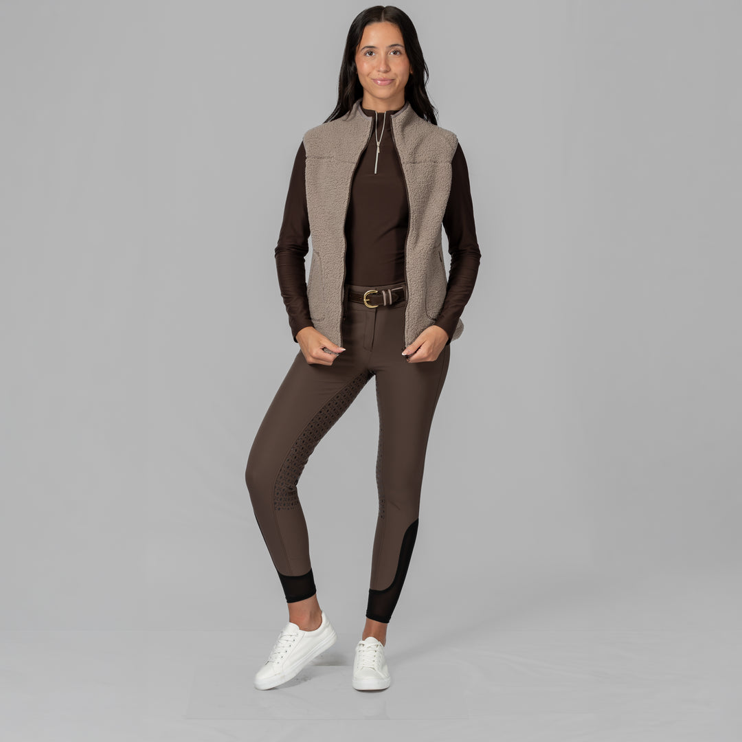 Equinavia Emma Womens Teddy Fleece Vest image 