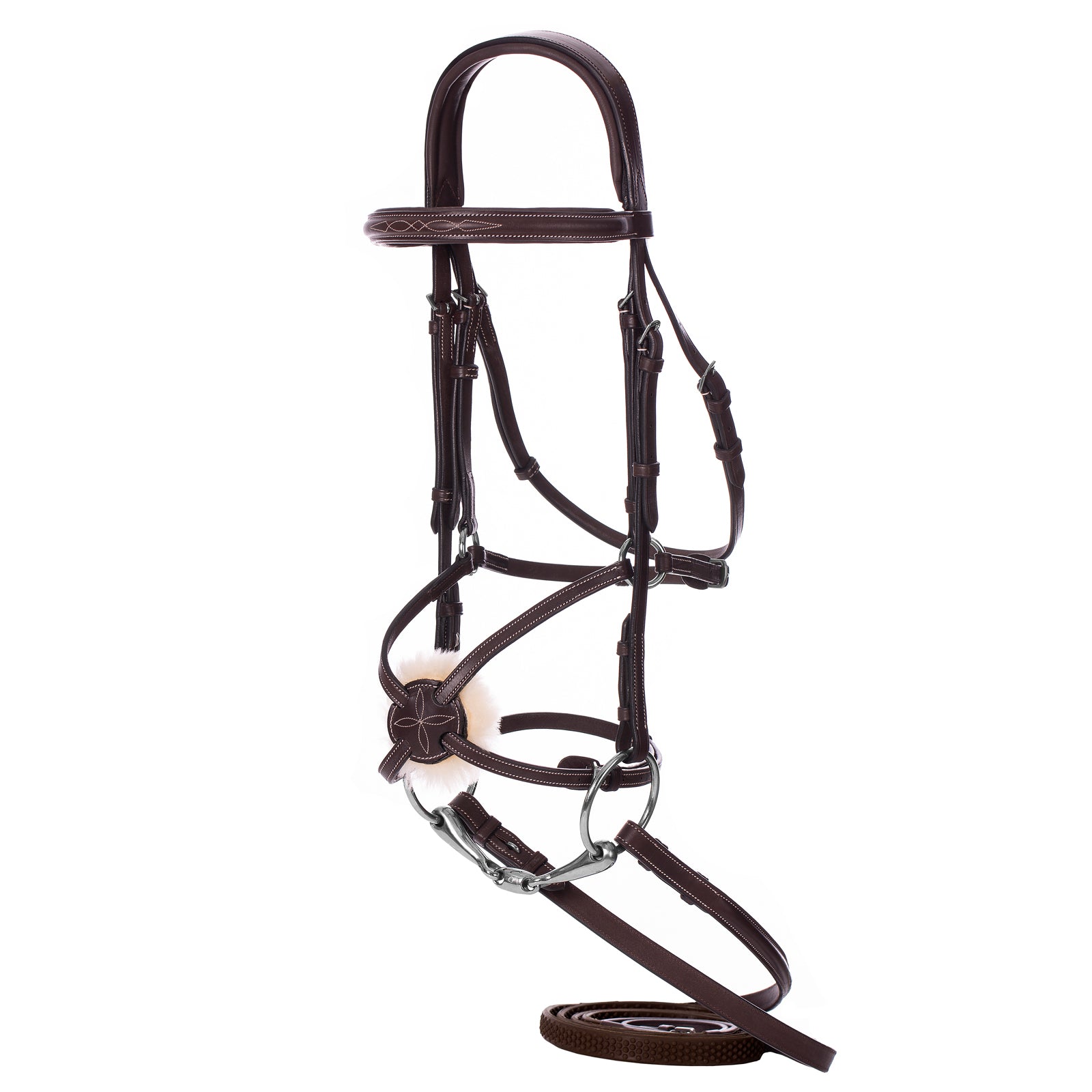Equinavia Valkyrie Fancy Stitched Figure 8 Bridle & Reins image #1