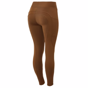Horze Active Womens Winter Silicone Full Seat Tights w/ Phone Pockets