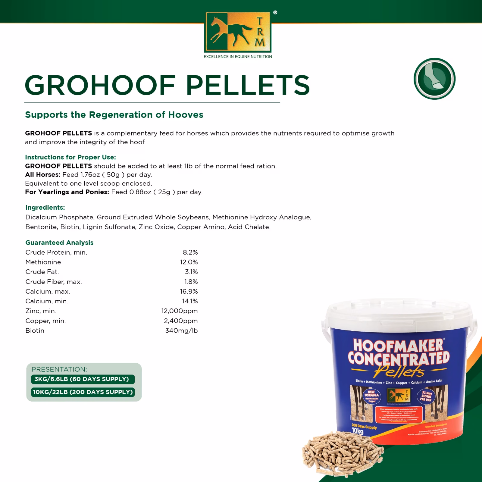 TRM Grohoof Concentrated Pellets