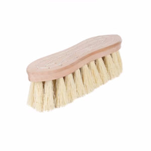 Horze Wood Back Hard Brush w/ Natural Bristles - 2 in