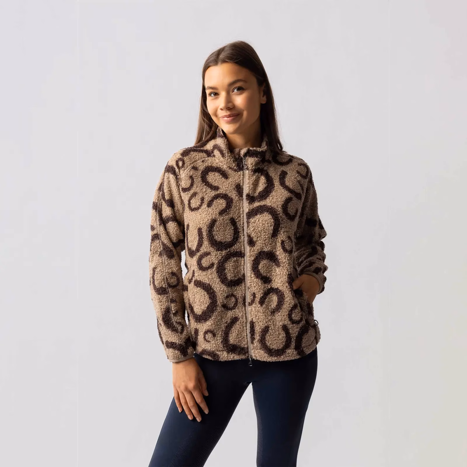 Horze Ariana Womens Teddy Fleece Jacket