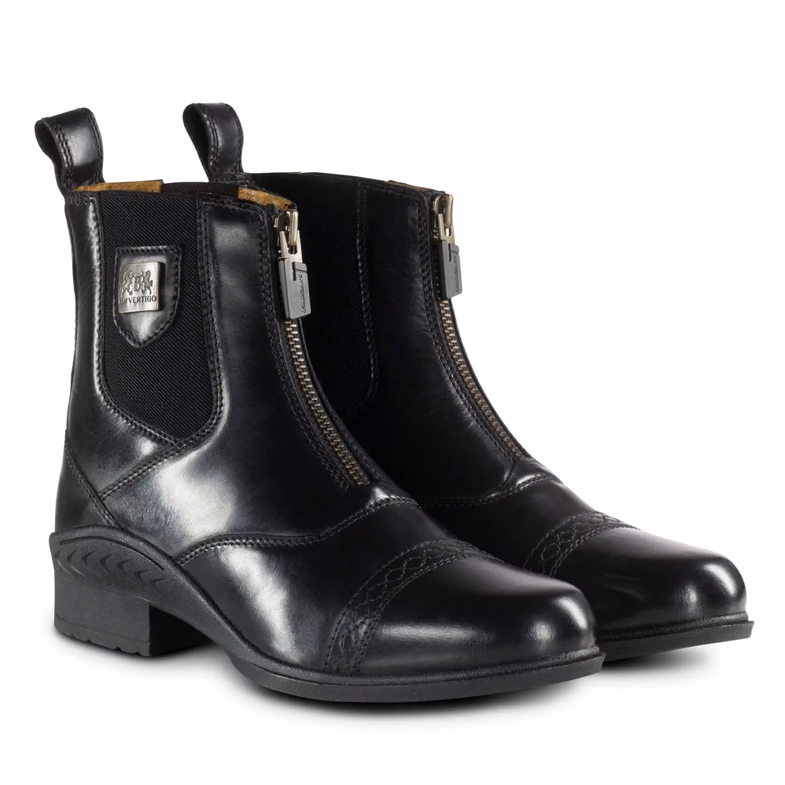 B Vertigo Saturn Womens Front Zip Jodhpur Boots