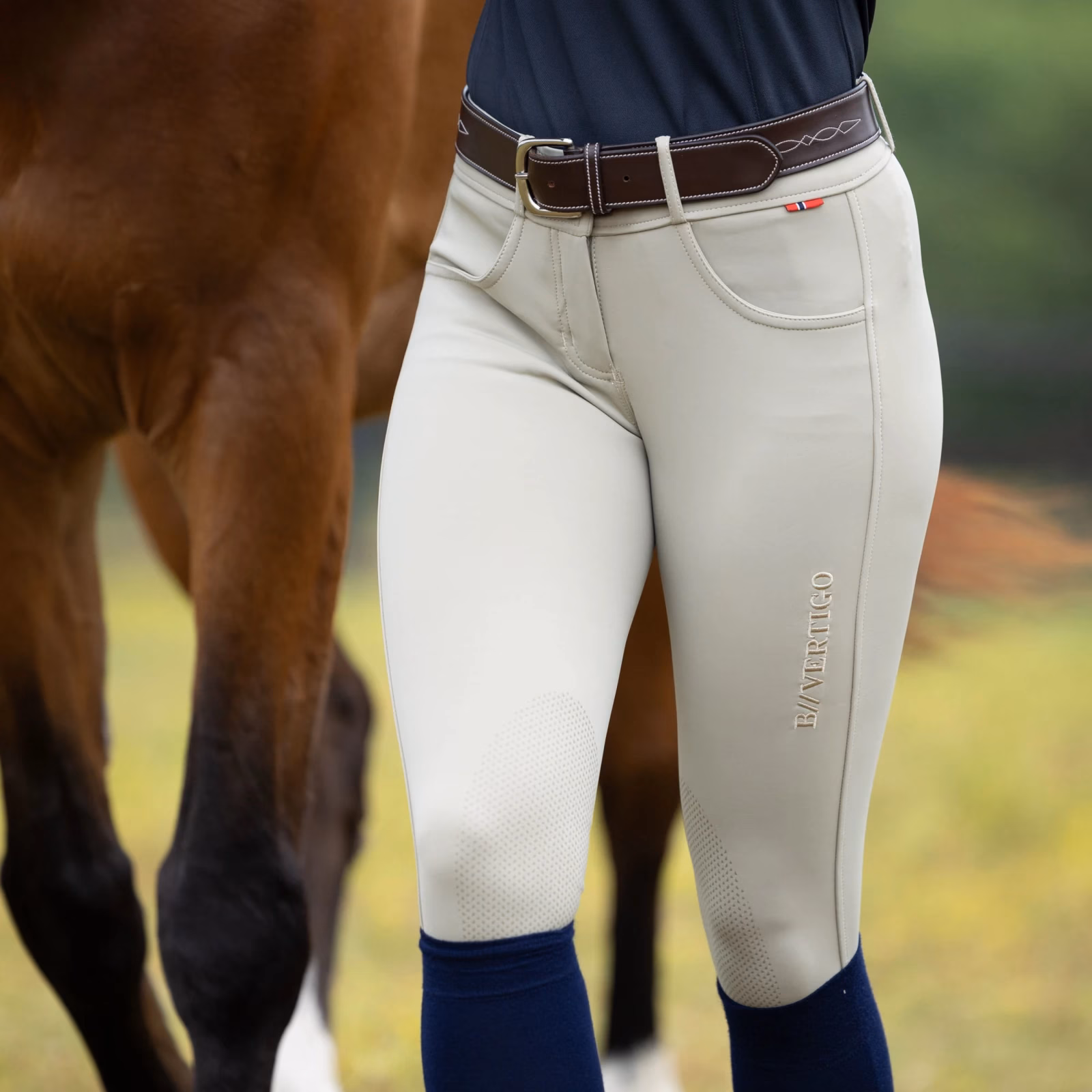 B Vertigo Meghan Womens Silicone Knee Patch Breeches