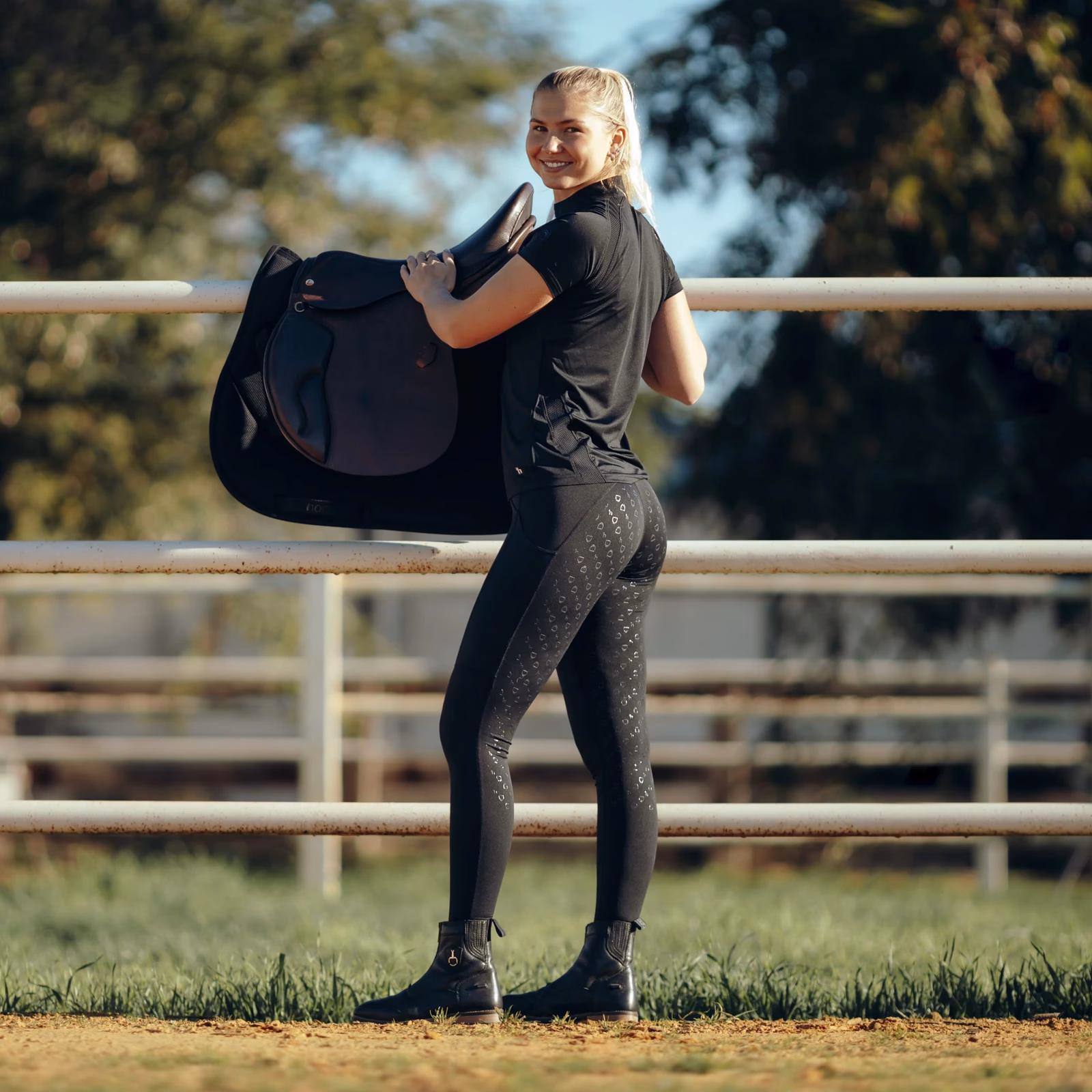 Horze Nadia Womens 4 Pocket Full Seat Tights