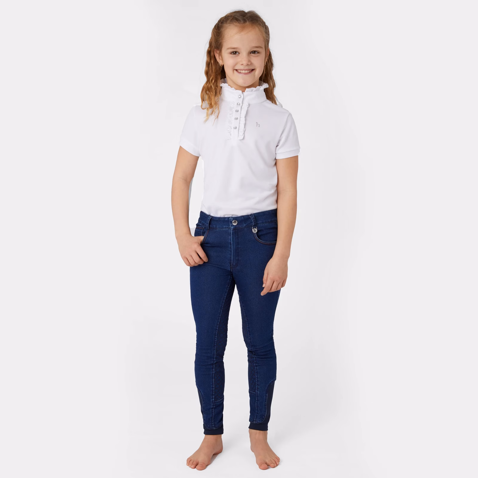 Horze Allison JR Kids Denim Breeches