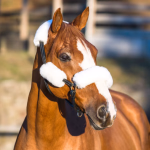 Horze Sheepskin Halter Tube Set