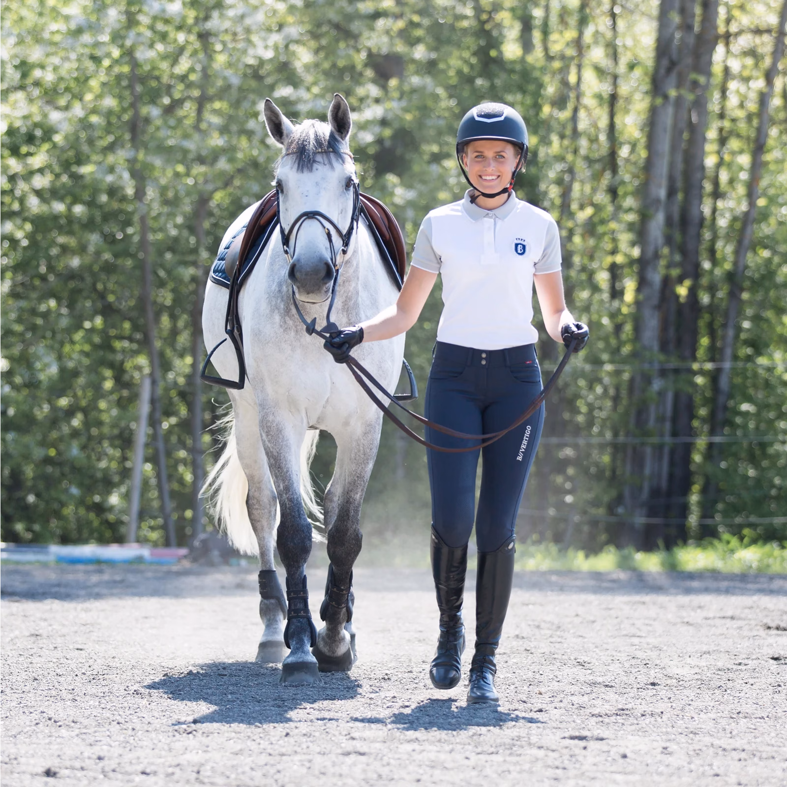 B Vertigo Meghan Womens Silicone Full Seat Breeches