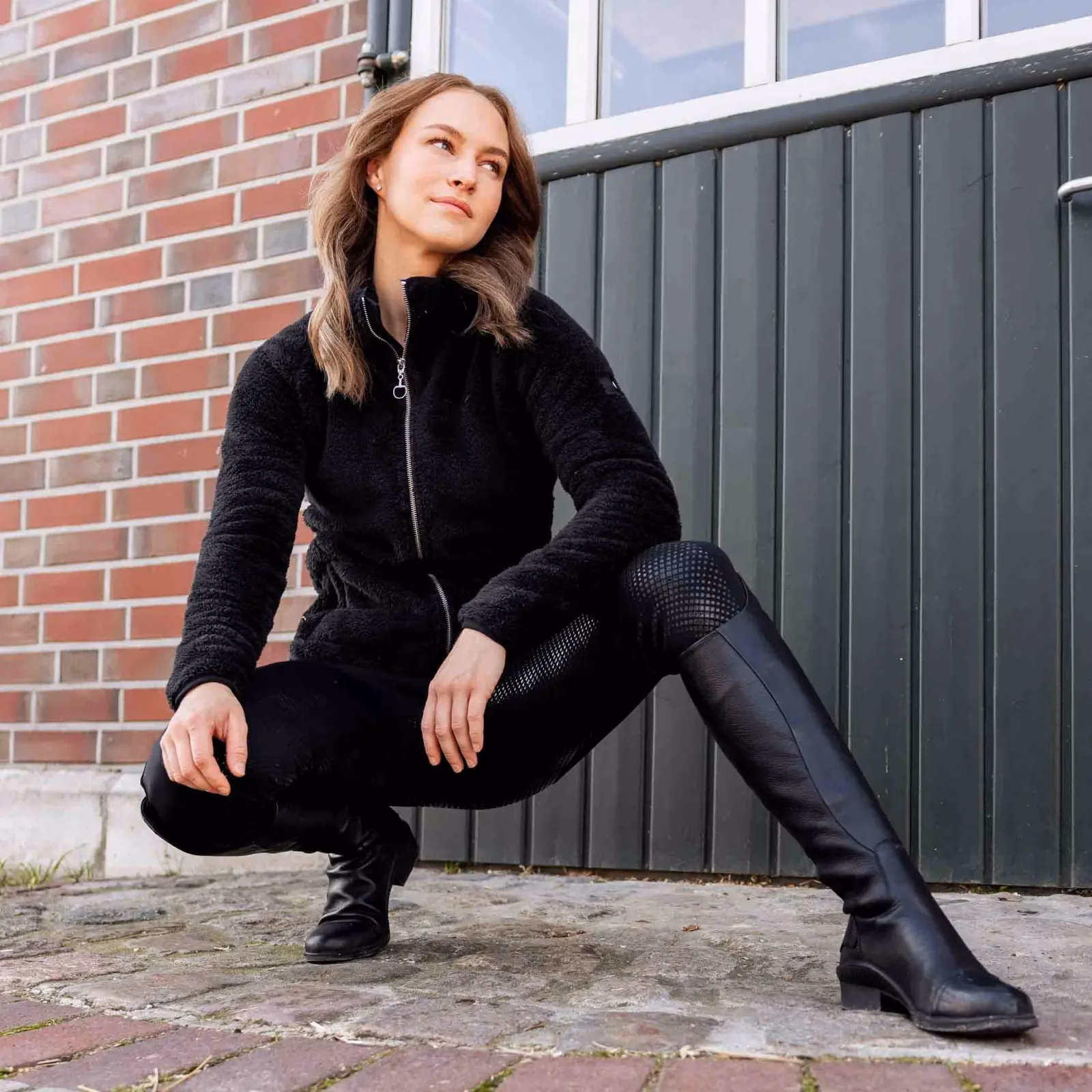 Horze Grand Prix Womens Thermo Softshell Full Seat Breeches