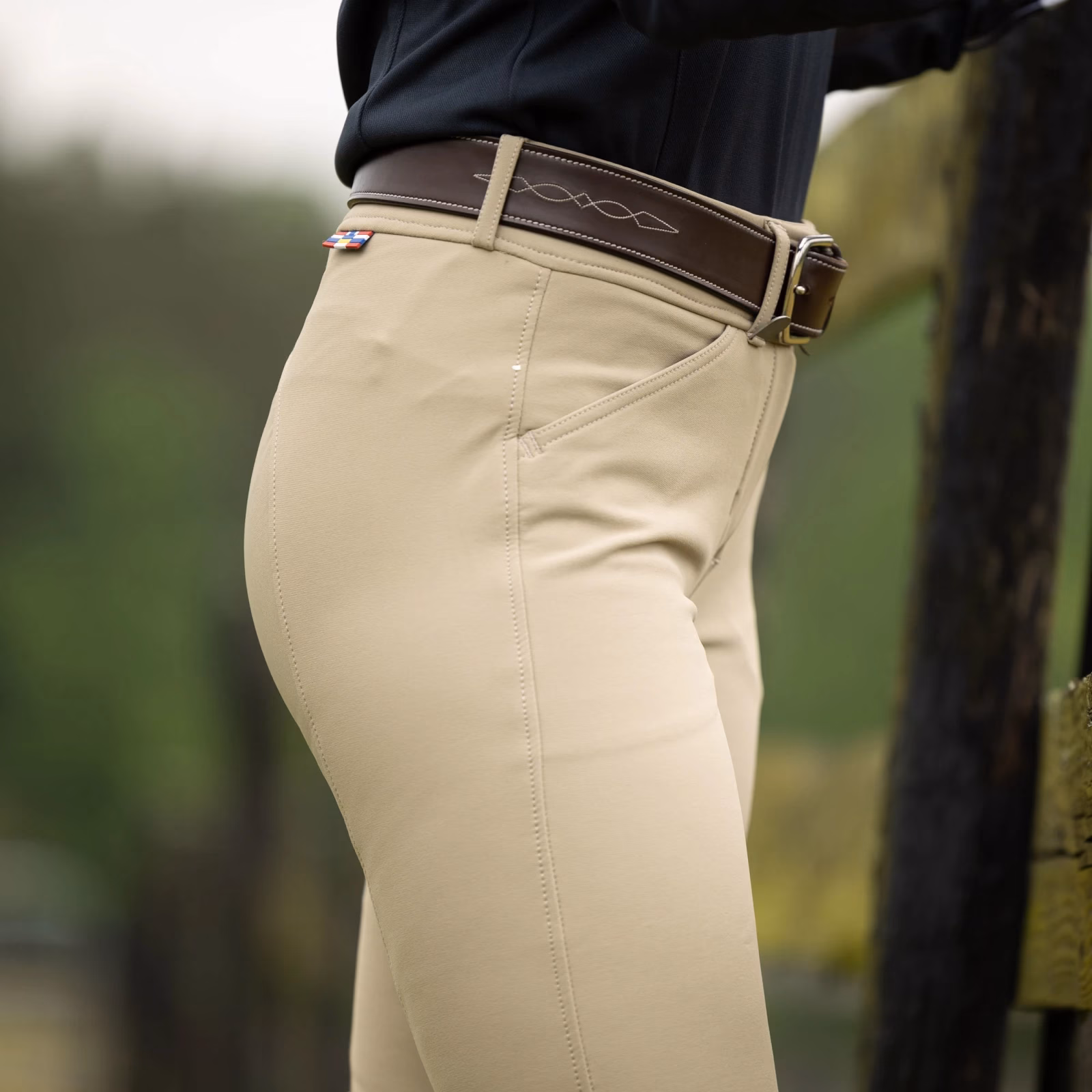 Horze Grand Prix Womens Silicone Knee Patch Breeches