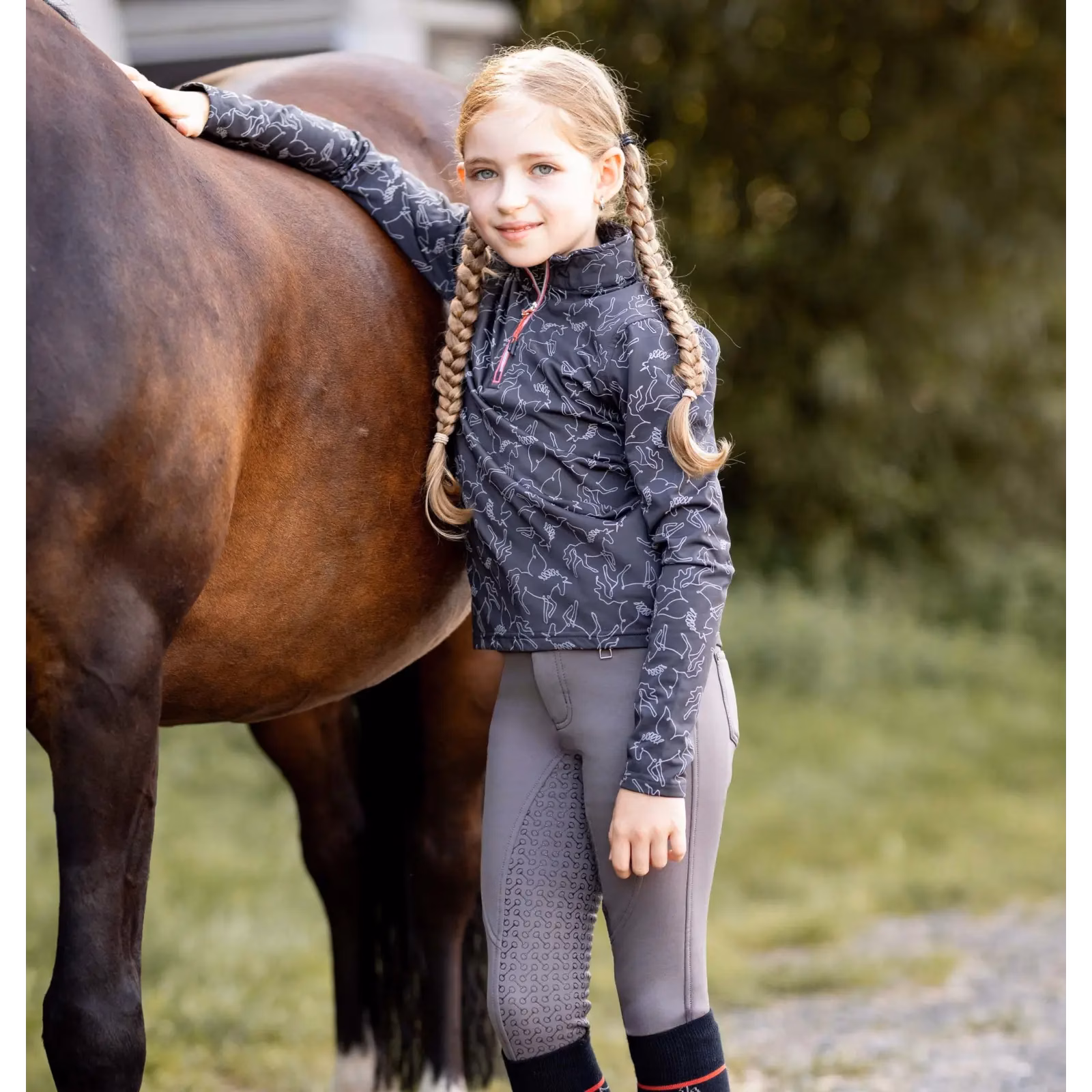 Horze Pegasus Kids Winter Training Shirt